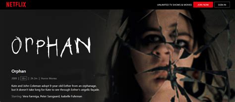 orphan netflix instant.
